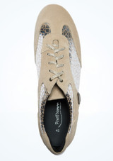 Chaussures de danse homme en cuir effet craquelé PortDance 08