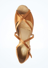 Chaussures de danse de salon et de danse latine Move Dance Lavinia - marron clair - 5cm (2")