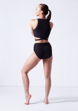 Crop top côtelé cut-out Move Dance Suri