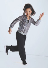 Ultra Sparkle Bomber Jacket Argent [Argent]