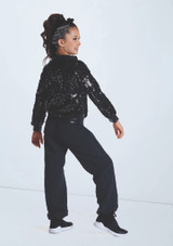 Ultra Sparkle Bomber Jacket Noir [Noir]