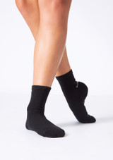 Bloch crew length Blochsox Noir Front 2 [Noir]