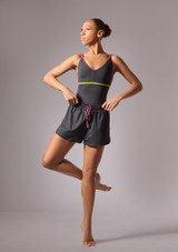 Short de danse 2 en1 Move Dance Aisling Noir Front 2 [Noir]