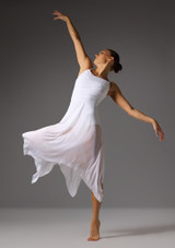 Robe lyrique ÃƒÆ’Ã‚Â  fines bretelles en tulle Jolista Cherish Blanc Front 2 [Blanc]
