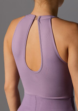 Justaucorps pantalon en tulle Jolista Adored Sombre Lilas Back 2 [Violet]