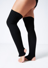 Legwarmers Noir Front [Noir]