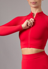 Veste Ã  fermeture Ã©clair Move Dance Kaia Rouge Front 2 [Rouge]