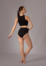Slip Ã  taille haute Move Dance Willa Noir Back [Noir]