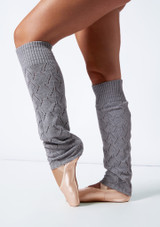 Jambières en tricot Bloch Stelle Gris Front [Gris]