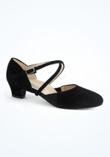 Chaussures de danse suédé Werner Kern Ronja - 3,3 cm [Noir]