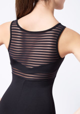 Justaucorps en mesh sans manches So Danca