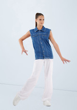 Weissman Oversized Denim Vest Blue Denim [Bleue]