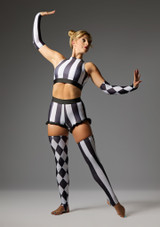Jolista Marquee Mimes Costume Noir-Blanc 9 [Noir]