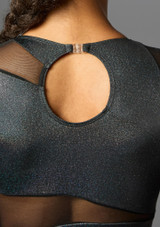 Jolista Cosmic Mesh Panel Leotard Noir 2 [Noir]