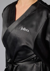 Robe de danse satin Jolista Noir [Noir]