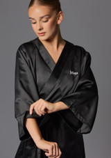 Robe de danse satin Jolista Noir [Noir]