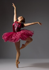 Costume de Ballet Jolista Rose Garland Rouge profond 2 [Rouge]