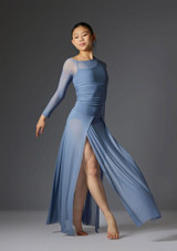 Costume lyrique Jolista Don’t Let Go Bleu ardoise Front 2 [Bleue]