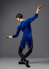 Costume Jolista Prince Charming Noir Bleu Front 4 [Noir]