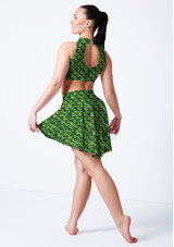 Jupe asymÃ©trique imprimÃ©e Alegra Sara SCA Back [A motifs]
