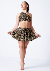 Alegra â€“ Top AsymÃ©trique ImprimÃ© Scarlett LEP Front [Multicolore]