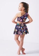 Top asymÃ©trique imprimÃ© fille Alegra Scarlett FST Back 3 [A motifs]