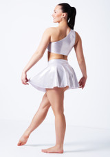 Top asymÃ©trique mÃ©tallique Alegra Scarlett Argent Back 3 [Argent]