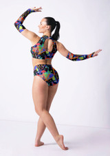 Manchettes de danse imprimÃƒÂ©es Alegra RET Back 2 [A motifs]