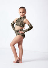 Manchettes de danse imprimÃ©es enfant Alegra LEP Front [Multicolore]