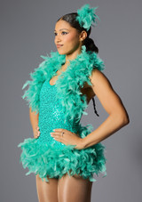 Costume Jolista Curtain Call Turquoise Front 5 [Bleue]