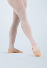 Chausson à semelle entière de ballet Capezio Luna Ballett Rose Front [Rose]