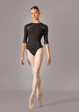 Justaucorps en dentelle Move Dance Vivi Noir Front [Noir]
