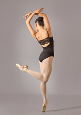 Justaucorps en dentelle Move Dance Addie Noir Back 3 [Noir]