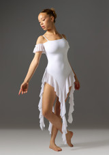 Costume de danse lyrique Jolista Heart's Desire Blanc Front 2 [Blanc]