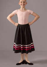 Jupe de caractère Move Dance Rose Front [Rose]