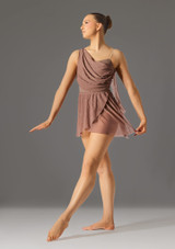 Costume de danse lyrique Jolista Intertwined Moka Front 3 [Marron]