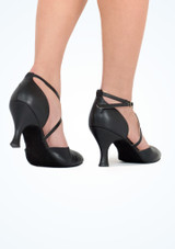 Chaussures danse de salon Capezio X Strap - 7cm Noir 2 [Noir]