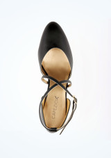 Chaussures danse de salon Capezio X Strap - 7cm Noir 2 [Noir]