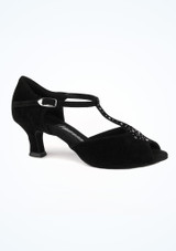 Chaussures de danse latine et salon Diamant Ginger - 5cm Noir Principal [Noir]