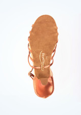 Chaussures de danse latine et salon PortDance Sienna - 4,5cm Fauve Semelle [Fauve]