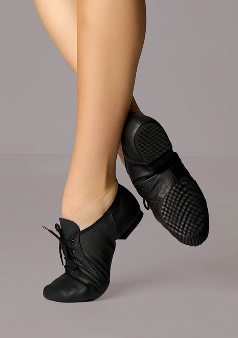 Chaussons de jazz Bloch -  bi-semelle - noir Noir Front [Noir]