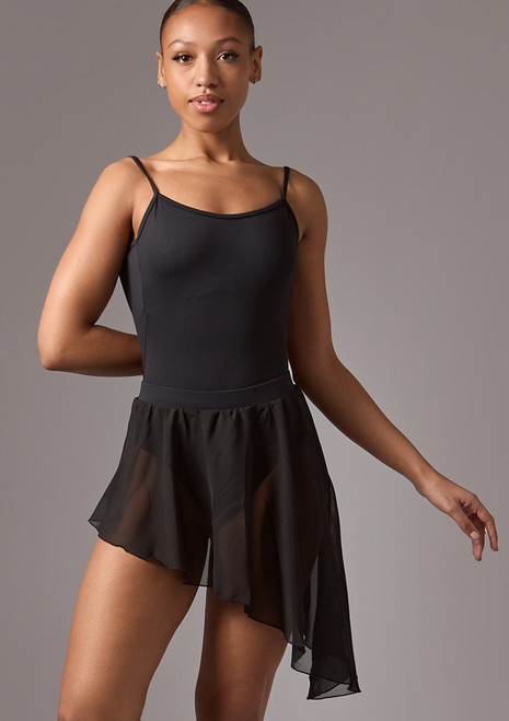 Jupe contemporaine asymétrique Move Dance Simone Noir Front [Noir]