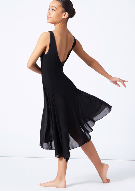 Robe contemporaine à encolure dégagée pour ados Move Dance Cordelia Rouge Avant [Rouge]