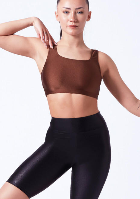Crop top effet brillant Alegra Sofia