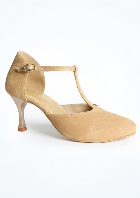 Chaussures de danse de salon Move Dance Maren - Camel - 5cm (2.5") Camel Side [Marron]