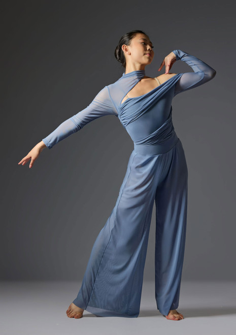 Costume lyrique deux piÃ¨ces Jolista In This Moment Bleu ardoise Front [Bleue]