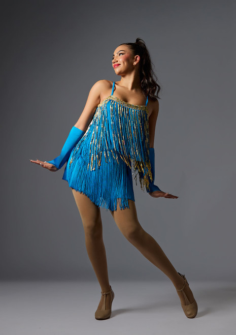 Costume Jolista Ritz Royale Turquoise Front [Bleue]