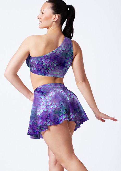 Alegra â€“ Top AsymÃ©trique ImprimÃ© Scarlett MER Back [A motifs]