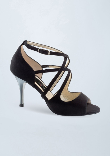 Chaussures de danse Werner Kern Riana â€“ 7 cm Noir Front [Noir]
