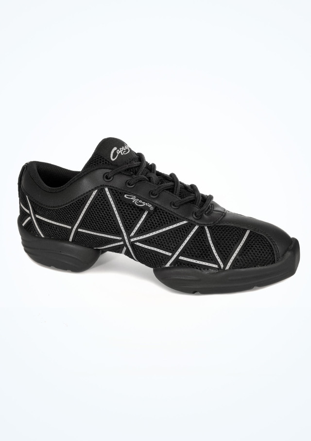 Baskets de danse Capezio Web - Argent [Noir]
